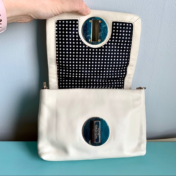 ✨HP✨ KATE SPADE Ivory Leather Crossbody Bag - Picture 5 of 15